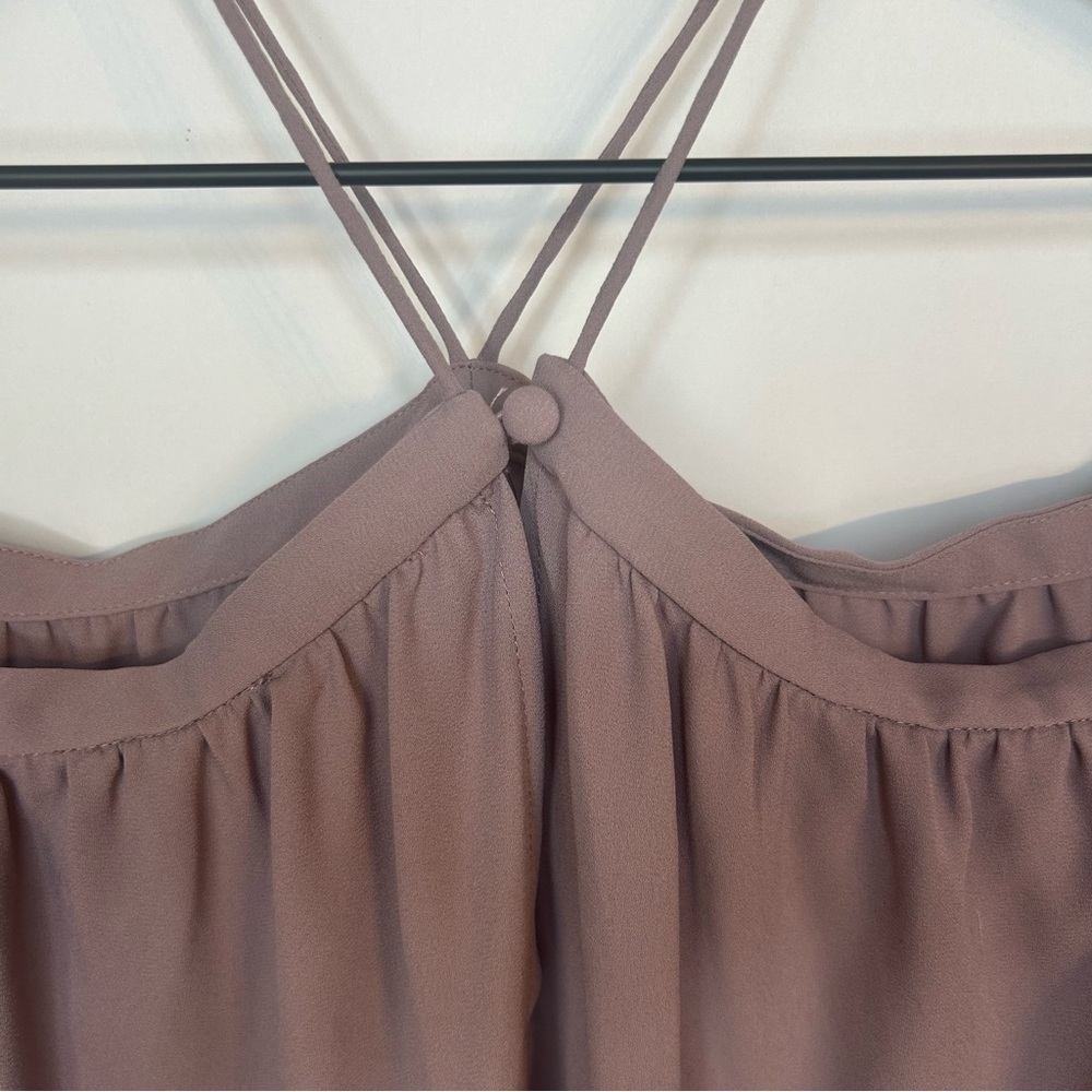 *NWT* 1.STATE Women’s Desert Mocha Cold-Shoulder Blouse, Size Small - Picture 9 of 12